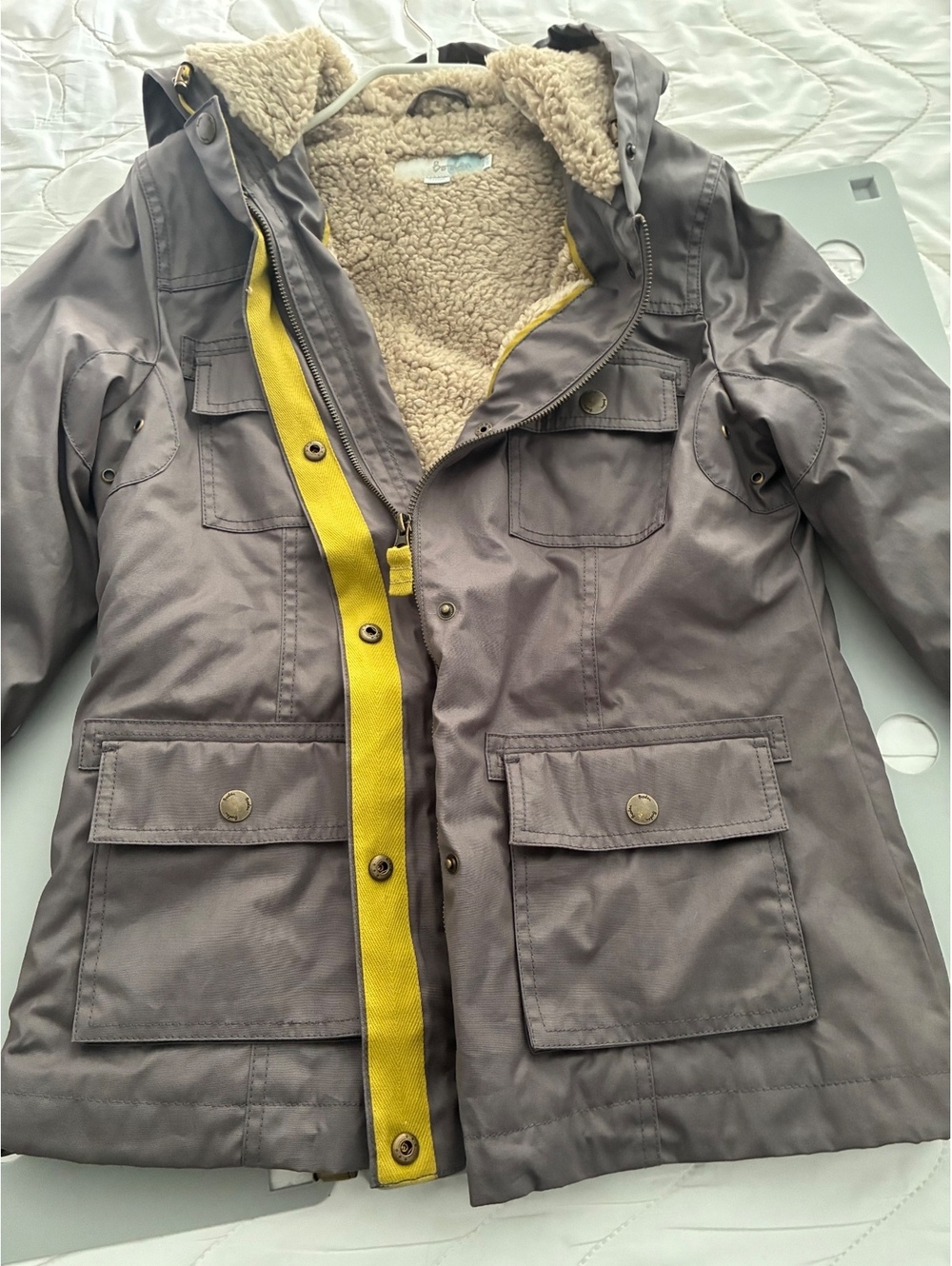 Boden Women’s Sherpa-lined Canvas Parka